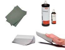 Sanding / polish materials