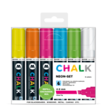 Chalk 4-8mm Neon set