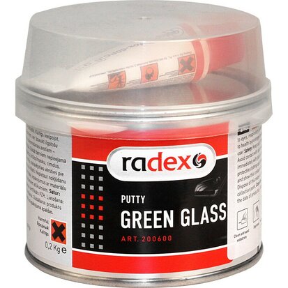 Radex Green glass fiber putty 0,2KG + hardner
