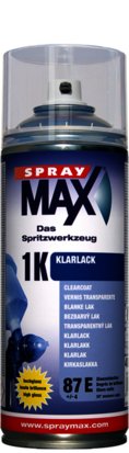 Spraymax 1k High gloss Clear coat 87E