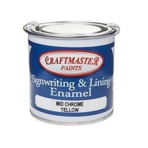 Craftmaster Signwriting paint Lemon Chrome