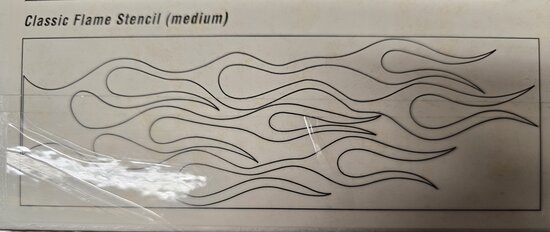 Auto Air ik Colors stencil Classic Flame Medium
