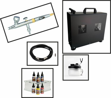 H&S Evolution Two in one Airbrush Starters Set