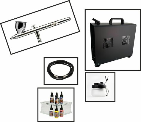 H&S Evolution Two in one Airbrush Starters Set