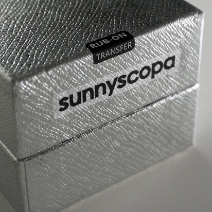 Rub-On Transfer Paper transparant incl Adhesive Sheet