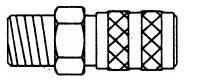 quick coupling nd 2.7 G1/8 male thread