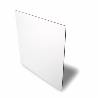 Alu-Dibond white 30 x 40 cm
