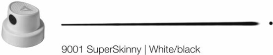 SuperSkinny White/Black