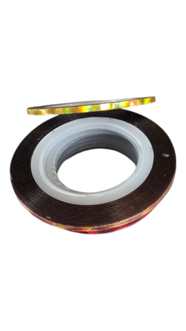 Holographic tape Gold 0.8mm