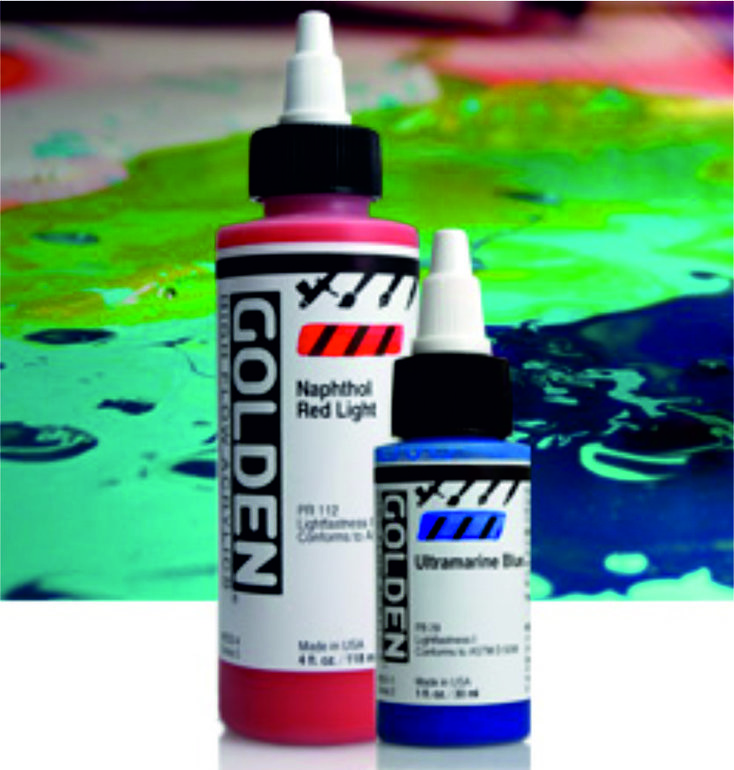 High Flow Acrylics for Airbrush, Striping, Textiles, Marbleizing